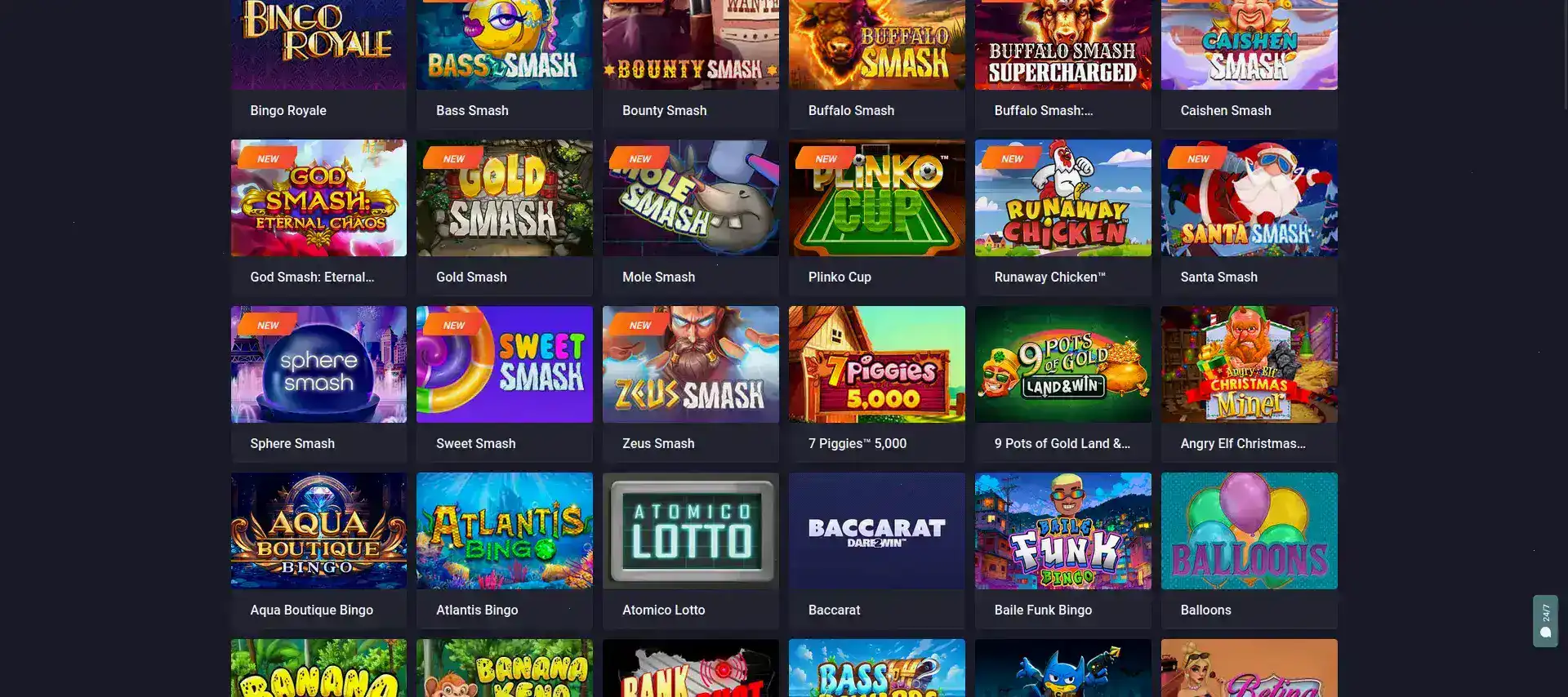 Игровые автоматы Кафе Инбет на экране